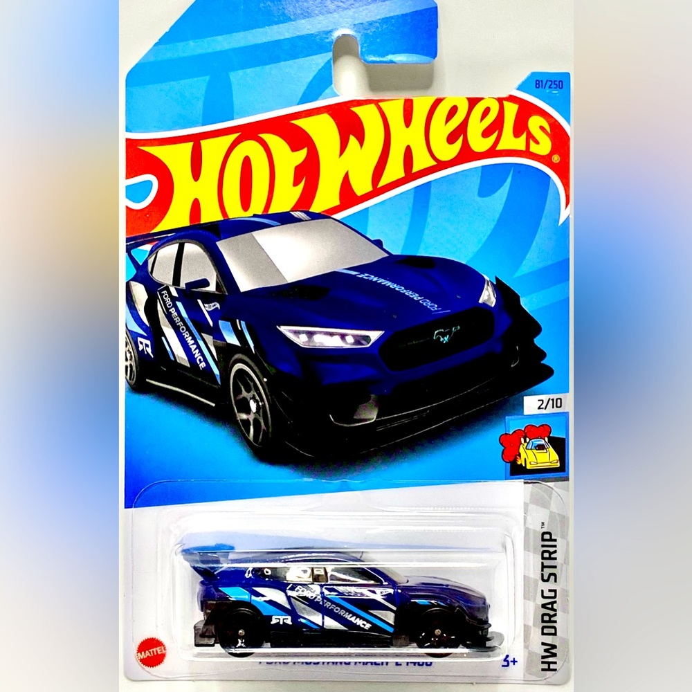 ✅ 🚗 4/20 🚗MATTEL HOT WHEELS 2/10 HW DRAG STRIP FORD MUSTANG MACH-E 1400#81/250